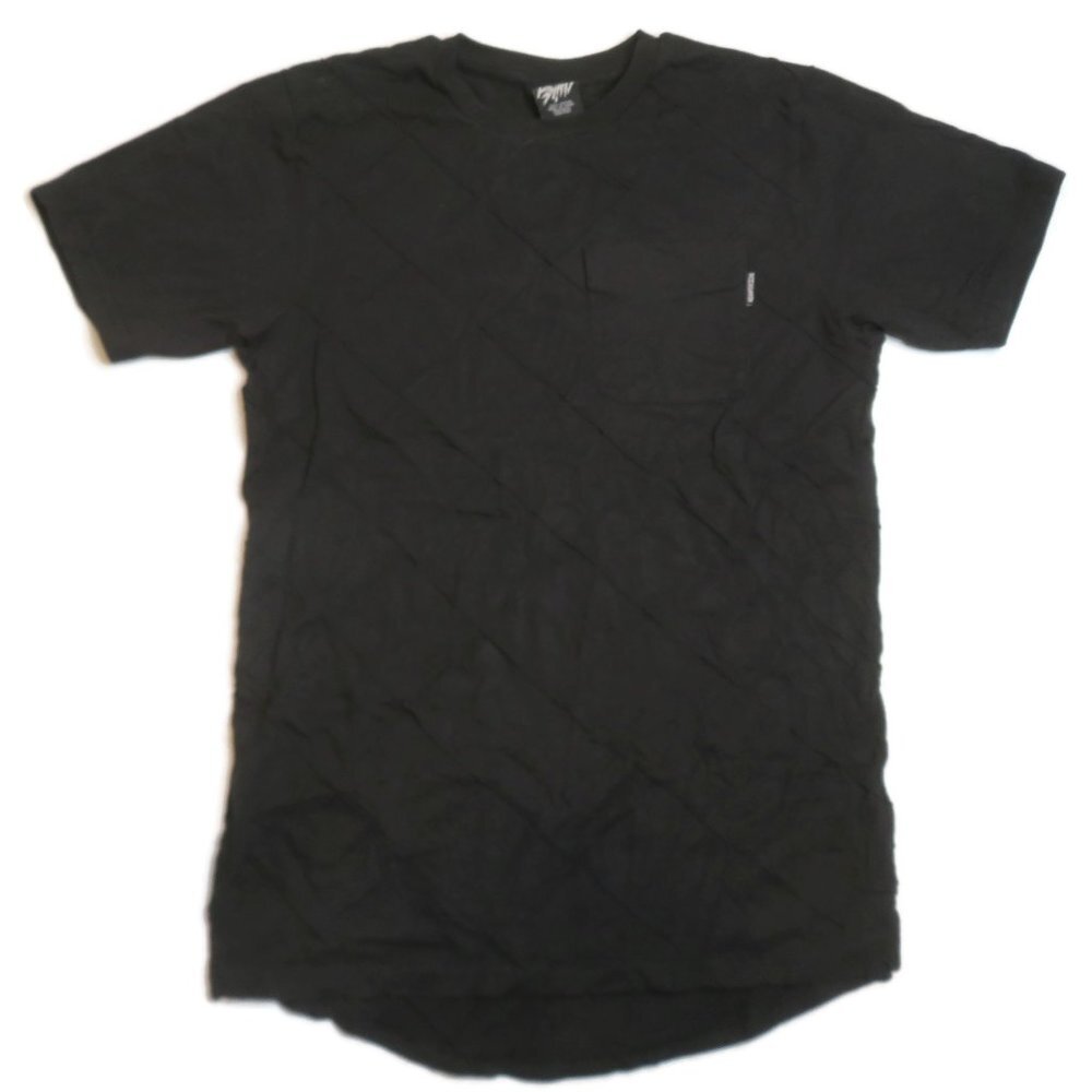 Rocksmith‎ T-shirt Pocket Mens Small Black Short Sleeve Cotton Textured